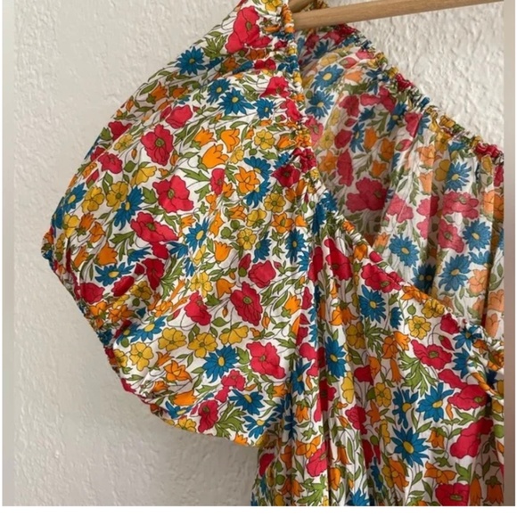 Do not buy - ISO Doen Quinn Dress Poppy and Daisy Liberty print size M - Picture 2 of 2